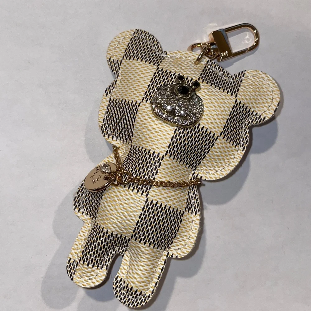 Puffy Bear Bag Chatm or Key Holder